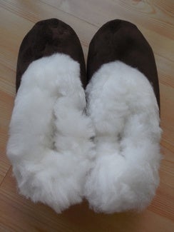 Alpaca discount lined slippers